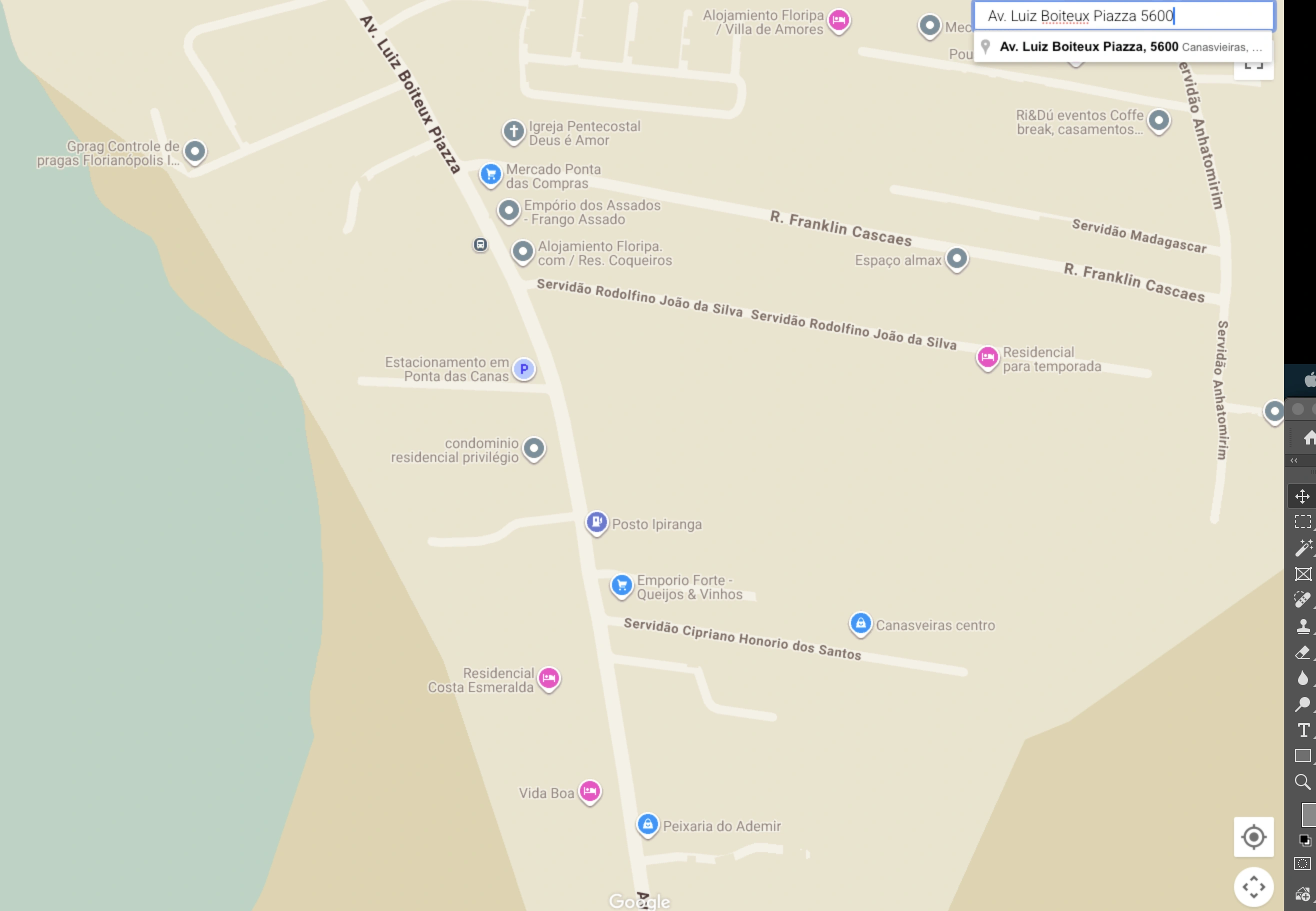 Mapa de localização